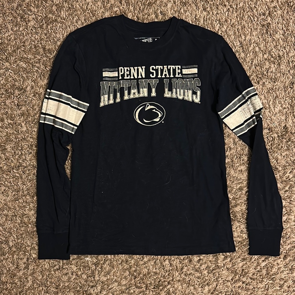 Long Sleeve Blue Penn State Shirt